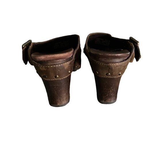 Dansko Ripley Crazy Horse Brown Studded Clog 40 - Picture 5 of 7